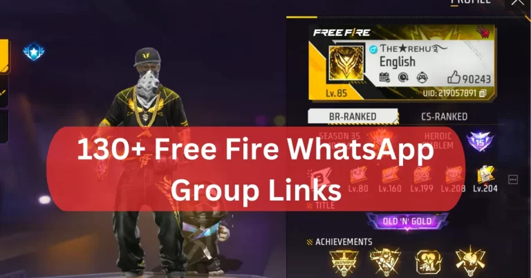 Free Fire WhatsApp Group Links