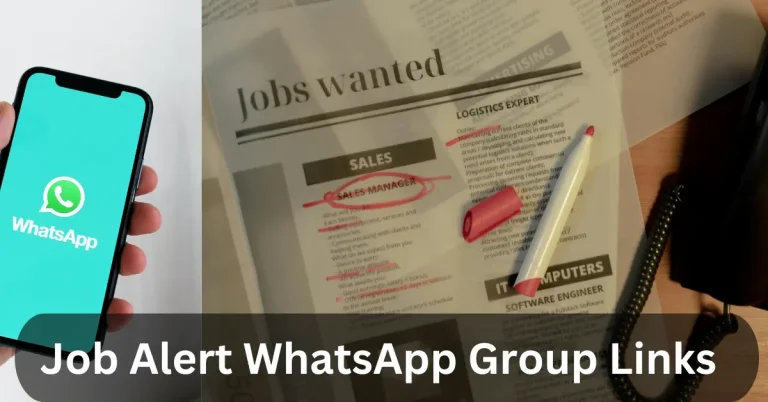 Job Alert WhatsApp Groups